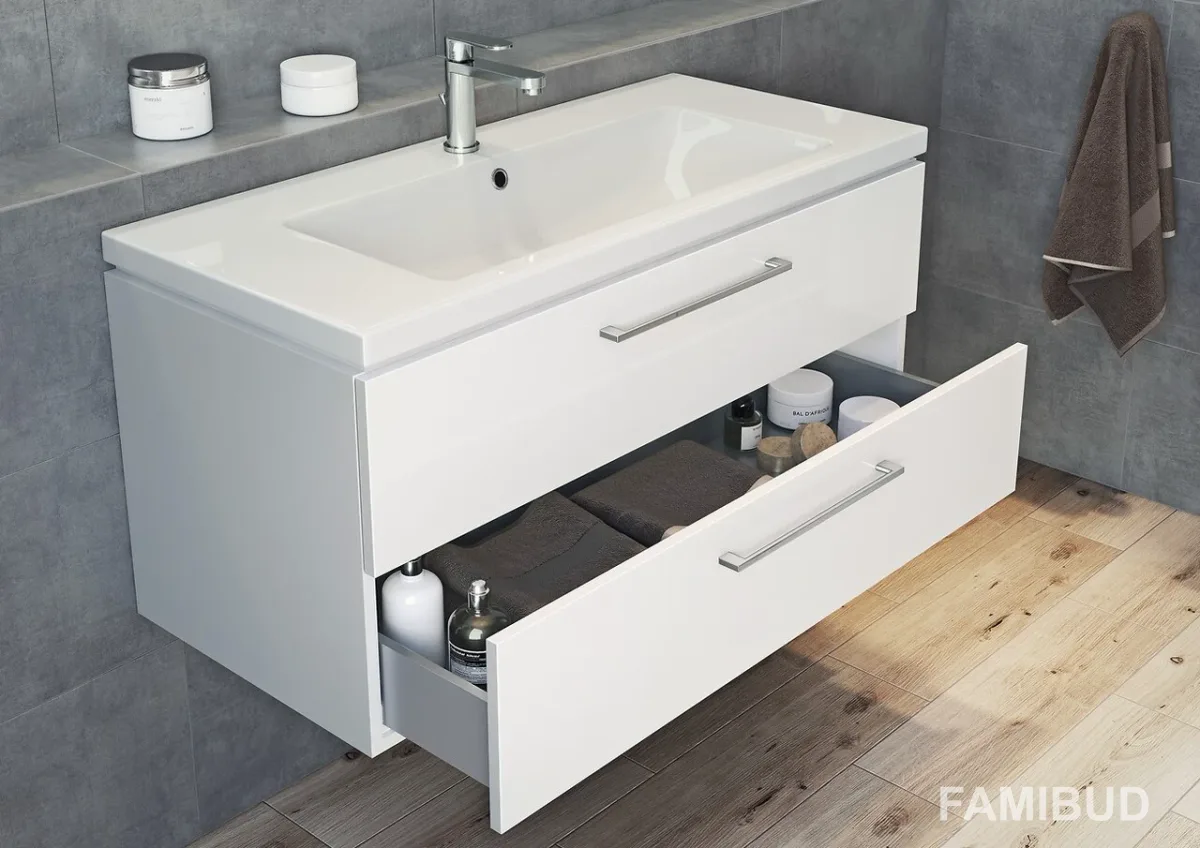 Сет B386 Lara Mille Slim 60 Grey, Cersanit