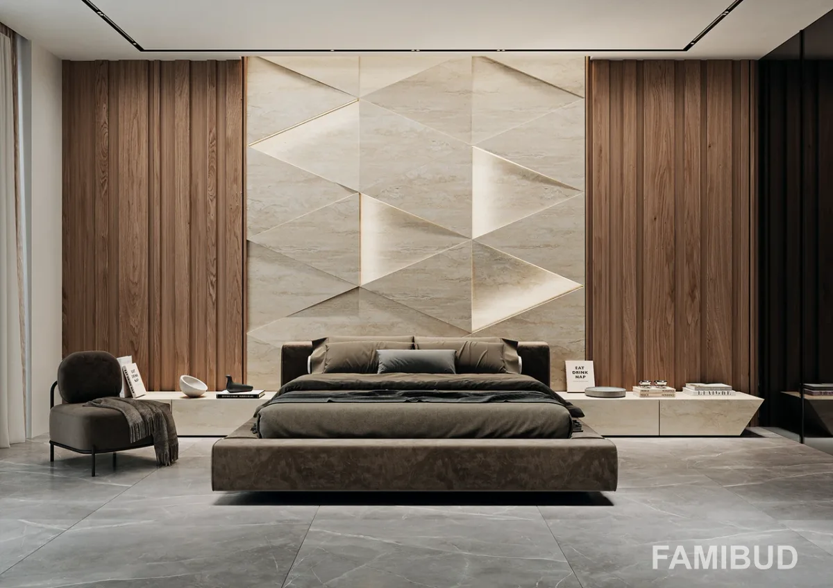 Плитка керамогранітна Infinity Tri-D Crema Spiek Kwarc Soft, 1600×3200, Paradyz