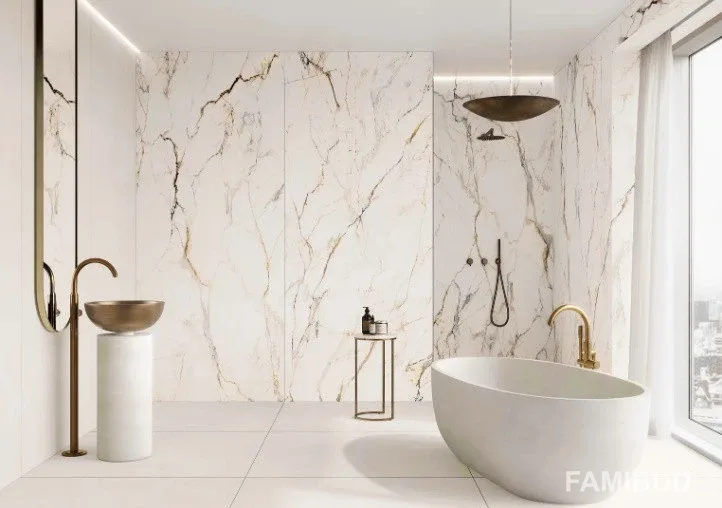 Плитка керамогранітна Passion Tri-D White Spiek Kwarc Soft, 1600×3200×12,5, Paradyz