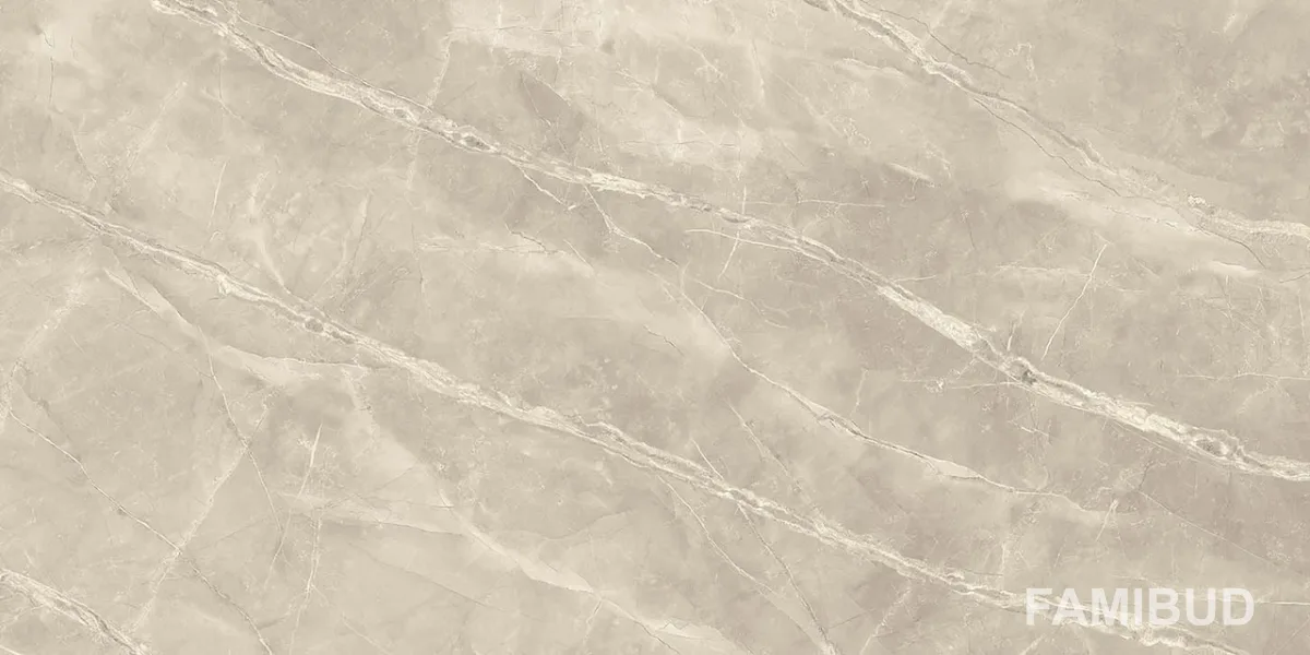 Плитка керамогранітна Ritual Tri-D Taupe Kwarc Soft, 1600×3200×20, Paradyz