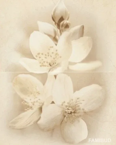 Декор Diana Flower, 400×500×8, Cersanit