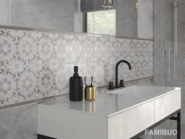 Декор Concrete Style Geometric, 200×600×8,5, Cersanit