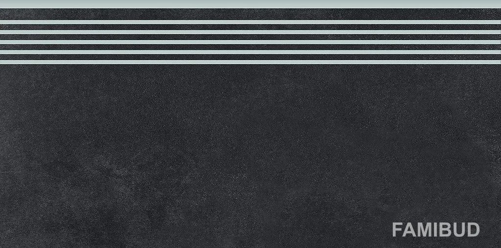 Сходинка пряма City Squares Anthracite, 298×598×8, Cersanit