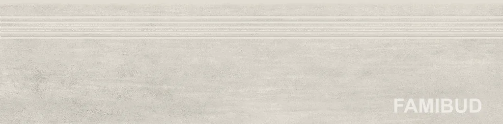 Сходинка пряма Grava White Steptread, 298×1198×8, Opoczno