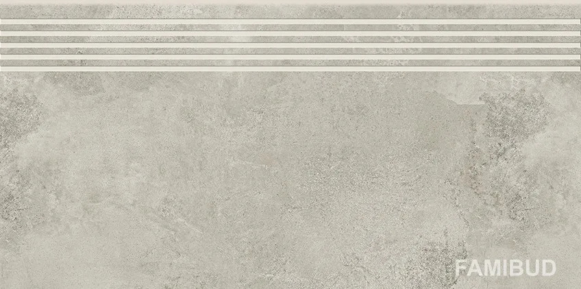 Сходинка Quenos Light Grey, 298×598×8, Opoczno