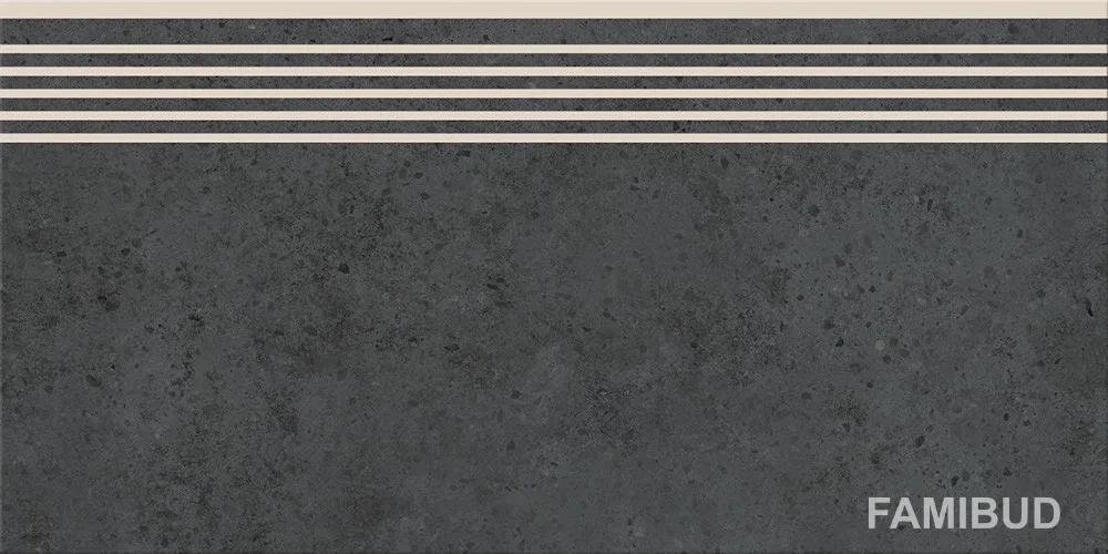 Сходинка пряма Highbrook Anthracite Steptread, 298×598×8, Cersanit