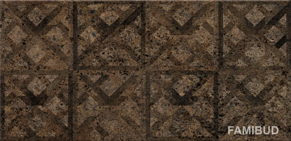 Декор Lukas Brown Decor, 145×298×8, Cersanit