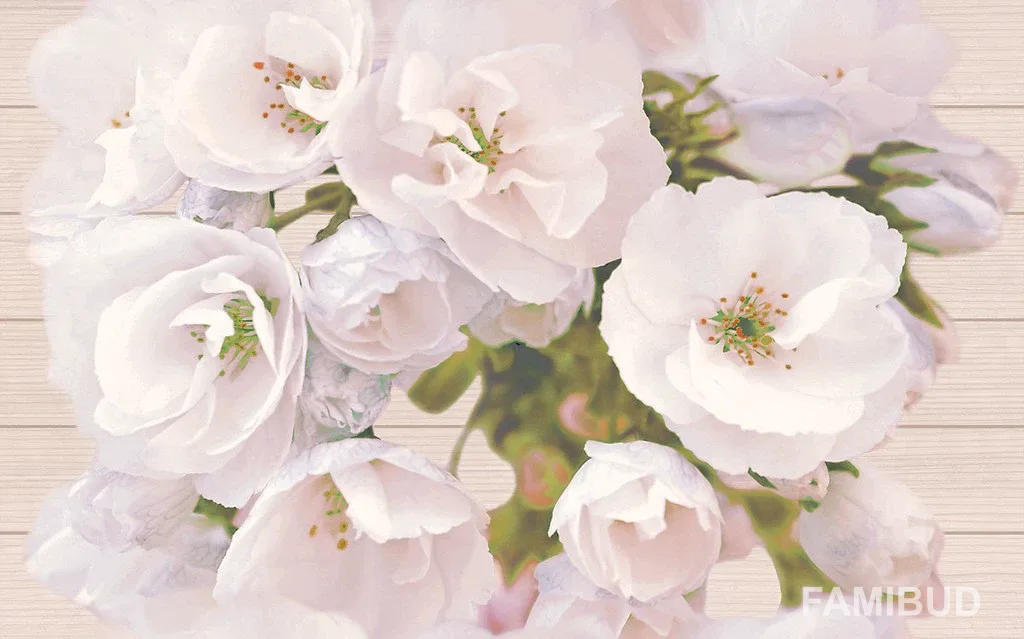 Декор Carmel Flower, 250×400, Cersanit