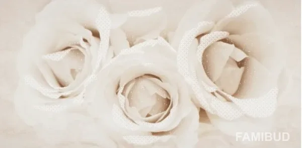 Декор Camelia Inserto Flower, 297×600×9, Opoczno