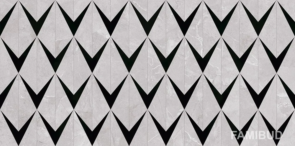 Декор Teneza Light Grey Inserto, 297×600×9, Opoczno