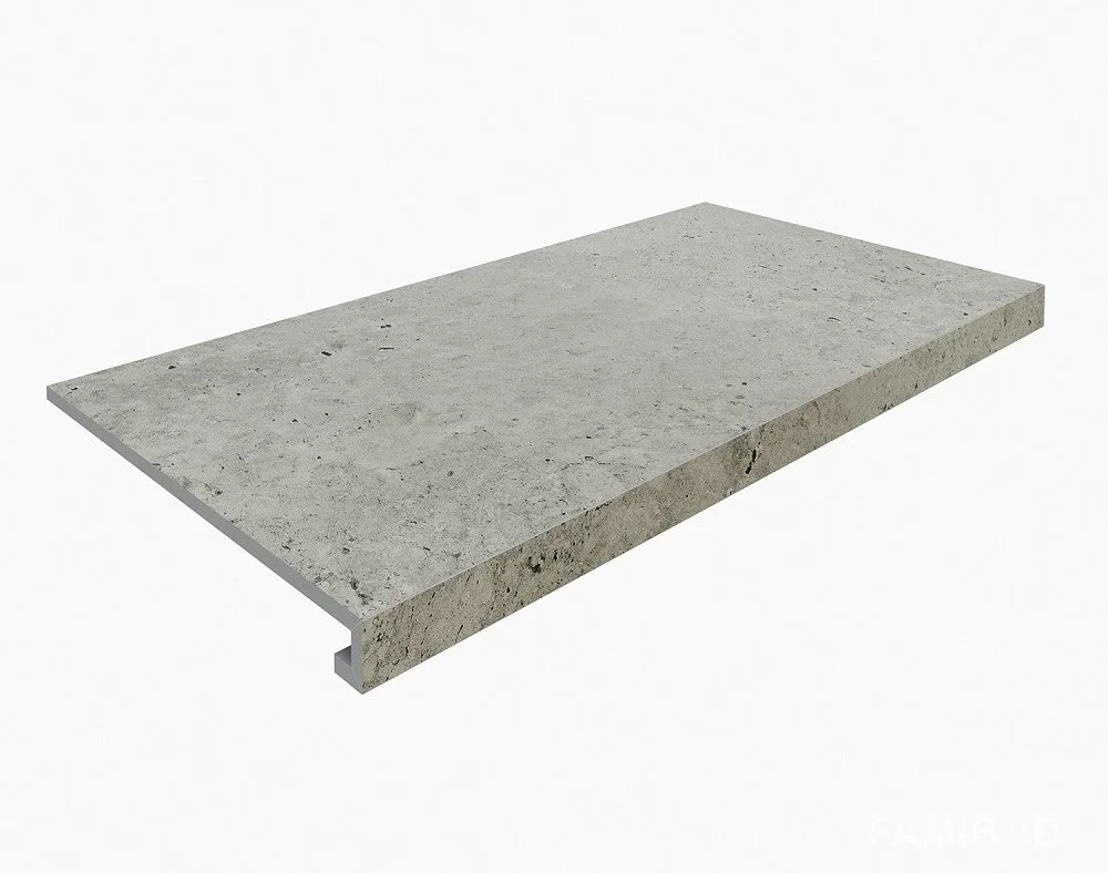 Сходинка з капіносом Candy Gptu 607 Light Grey, 318×598, Cersanit