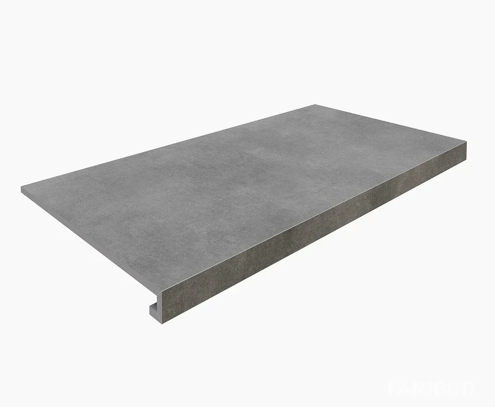 Сходинка з капіносом Silver Peak Gptu 603 Grey, 318×598, Cersanit