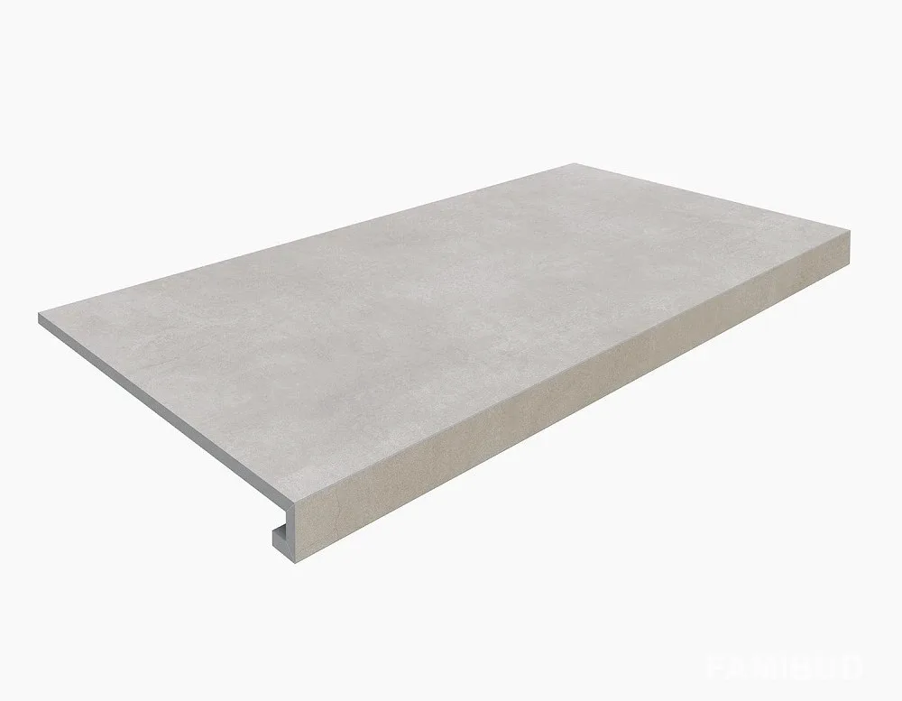 Сходинка з капіносом Silver Peak Gptu 603 Light Grey, 318×598, Cersanit