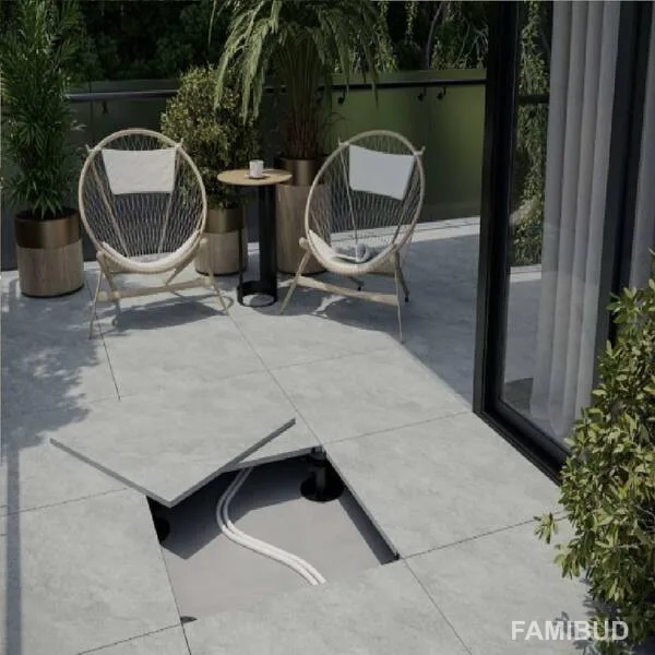 Плитка керамогранітна Atakama Light Grey 2.0 Rect, 593×593×20, Opoczno