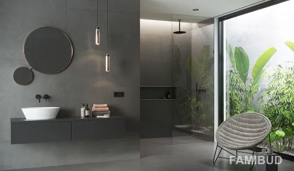Плитка керамогранітна Grava Grey ×8