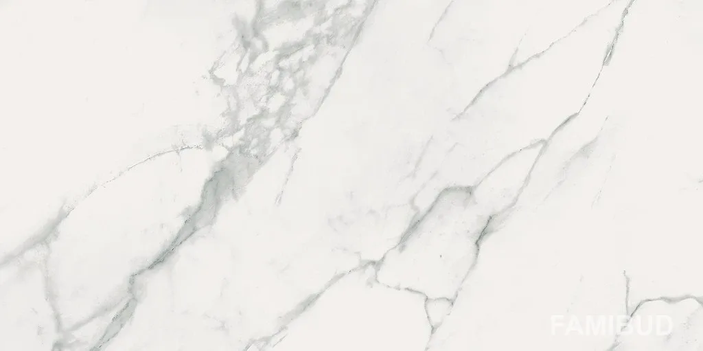 Плитка керамогранітна Calacatta Marble White Rect, 598×1198×8, Opoczno