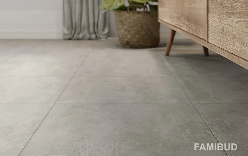 Плитка керамогранітна Gptu 605 Grey Rect, 598×598×8, Cersanit