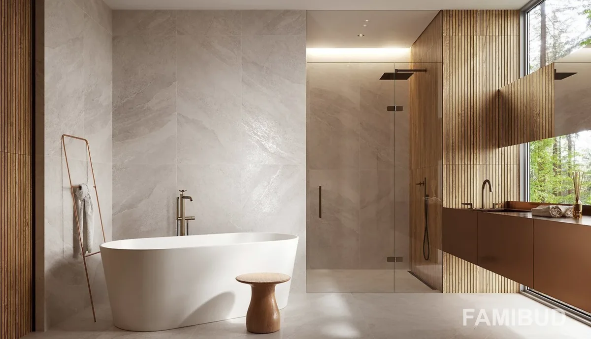Плитка керамогранітна Sandbank Cream Rect ×8