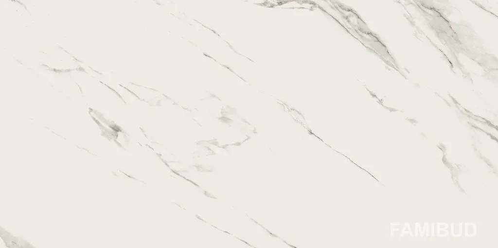 Плитка керамогранітна Calacatta Mistari White Rect, 598×1198×8, Cersanit