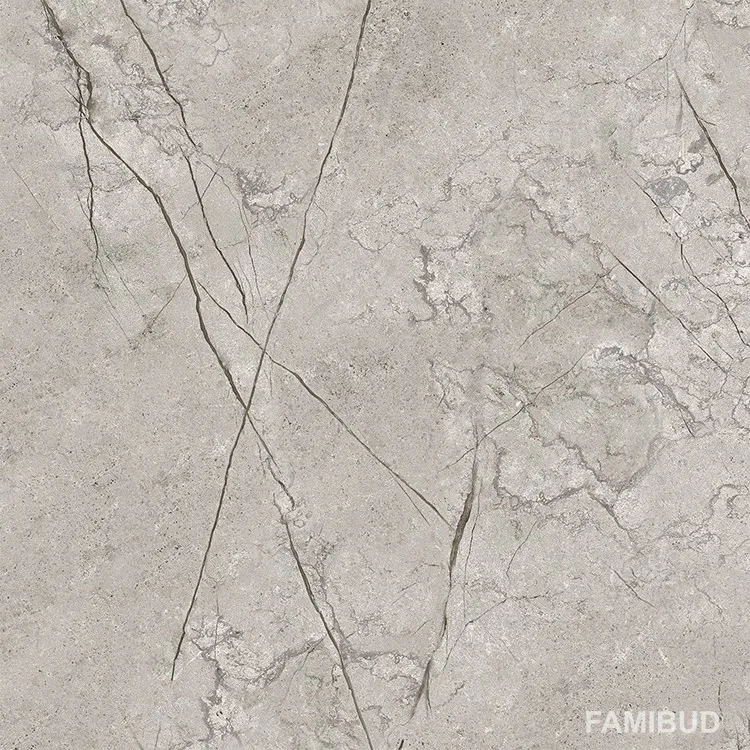 Плитка керамогранітна Crestone Light Grey Rect, 598×598×8, Cersanit