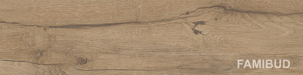 Плитка керамогранітна Passion Oak Brown Rect, 221×890×8, Opoczno