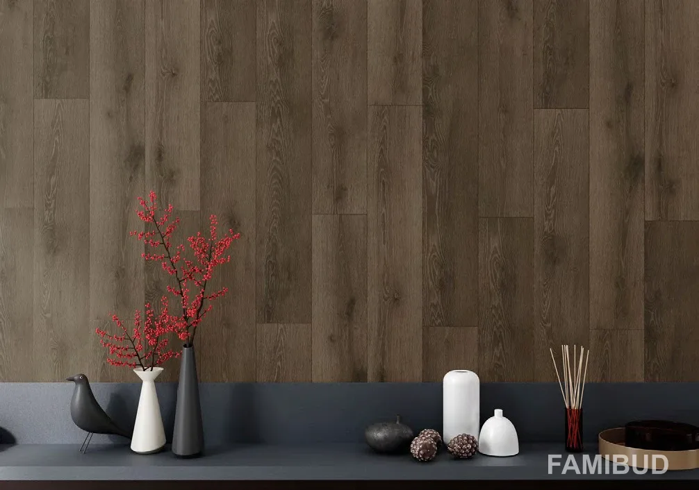 Плитка керамогранітна Elmwood Brown Rect, 198×1198, Cersanit