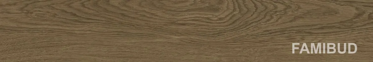 Плитка керамогранітна Emberwood Brown Rect, 198×1198, Cersanit