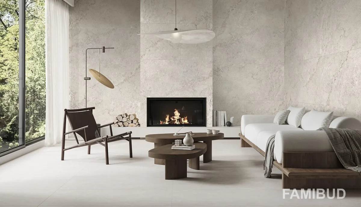 Плитка керамогранітна Monvera Light Grey Rect