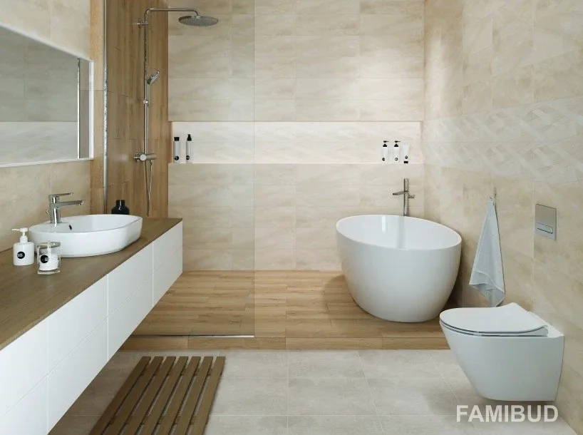 Плитка керамогранітна Herber Cream, 420×420×7, Cersanit