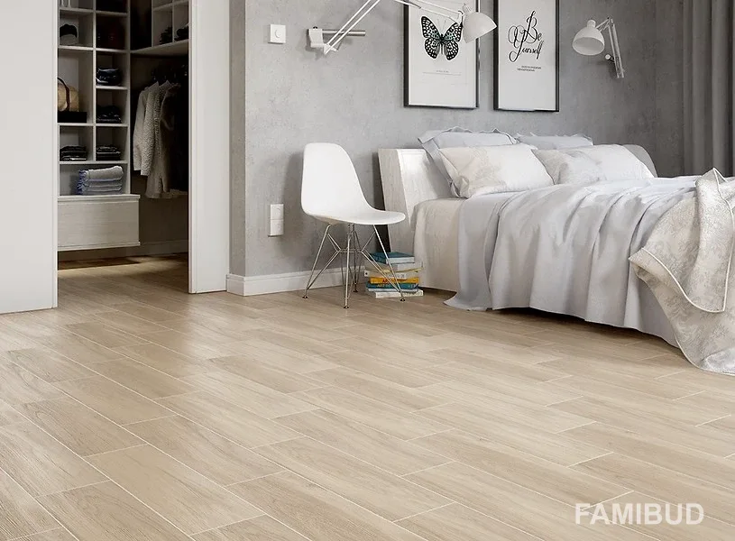 Плитка керамогранітна Chesterwood Cream, 185×598×9, Cersanit