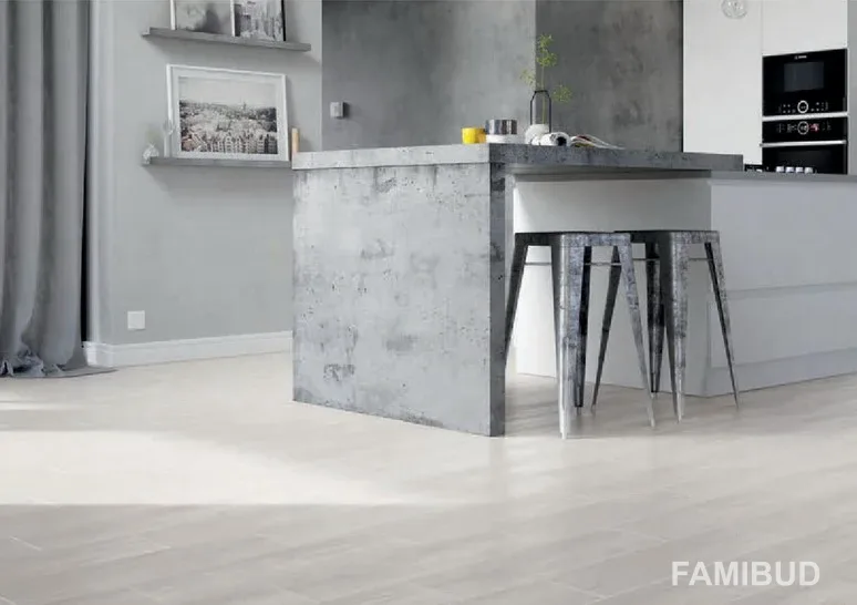 Плитка керамогранітна Sandwood White, 185×598×7, Cersanit