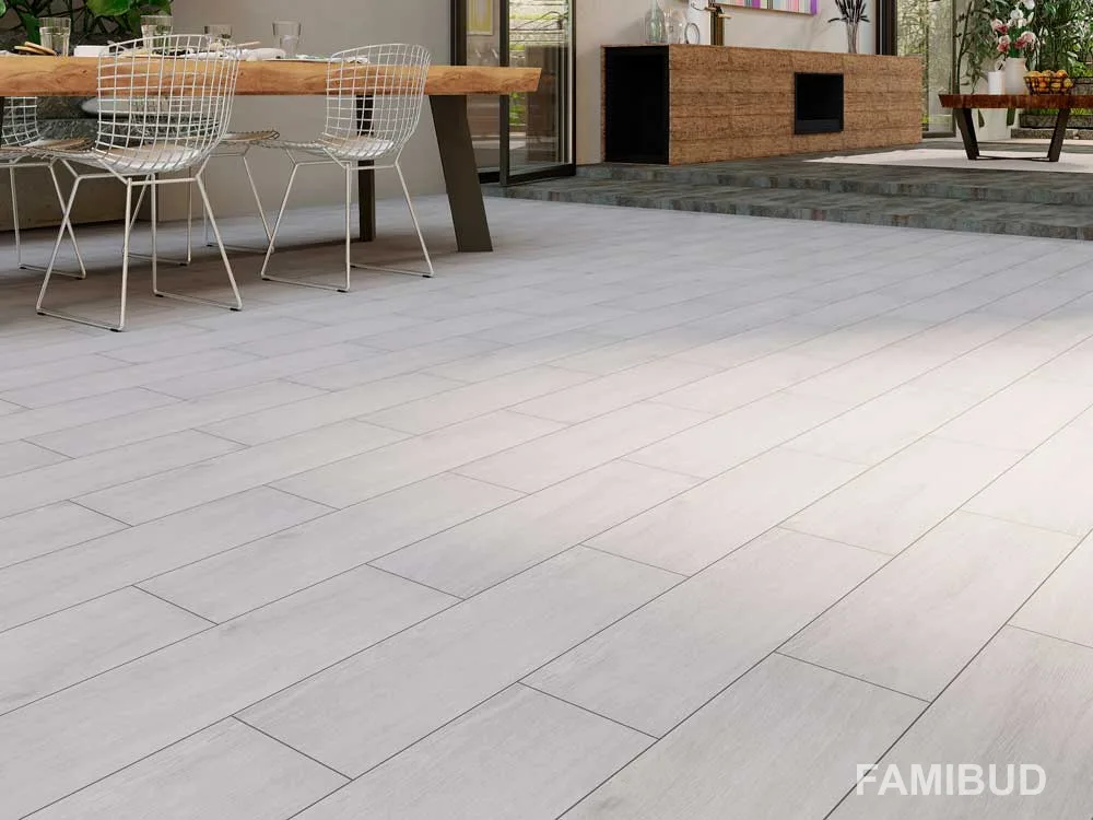 Плитка керамогранітна Ashenwood Grey, 185×598×7, Cersanit
