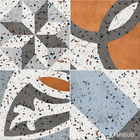Плитка керамогранітна Henley Flake Pattern, 298×298×6, Cersanit