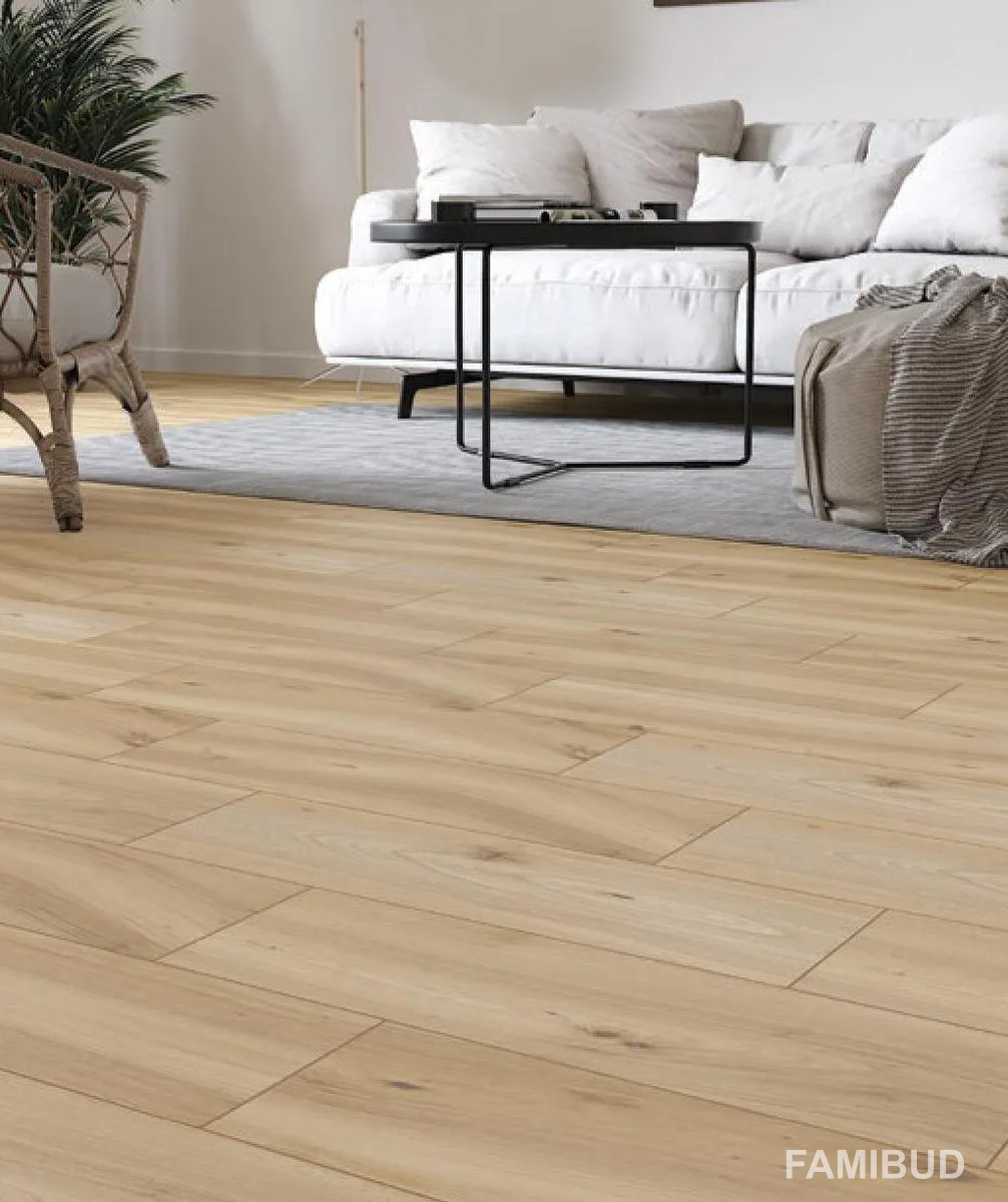 Плитка керамогранітна Justwood Beige, 185×598×7, Cersanit