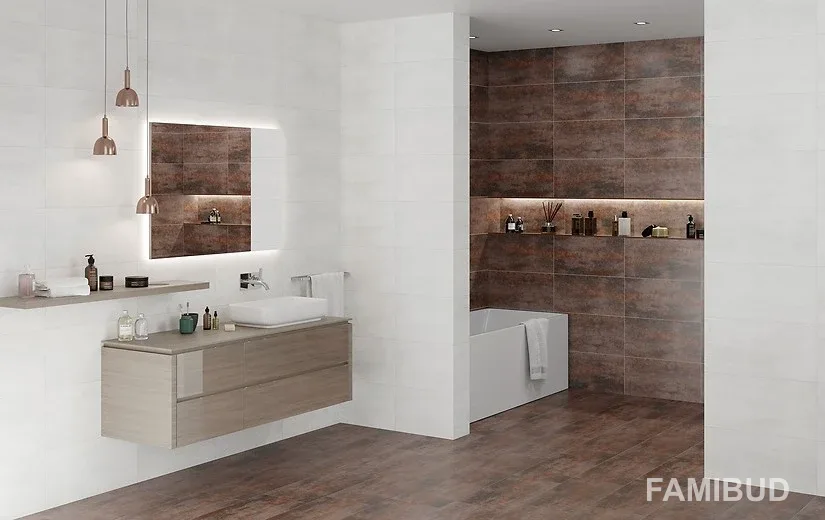 Плитка керамогранітна Trendo White, 298×598×8, Cersanit