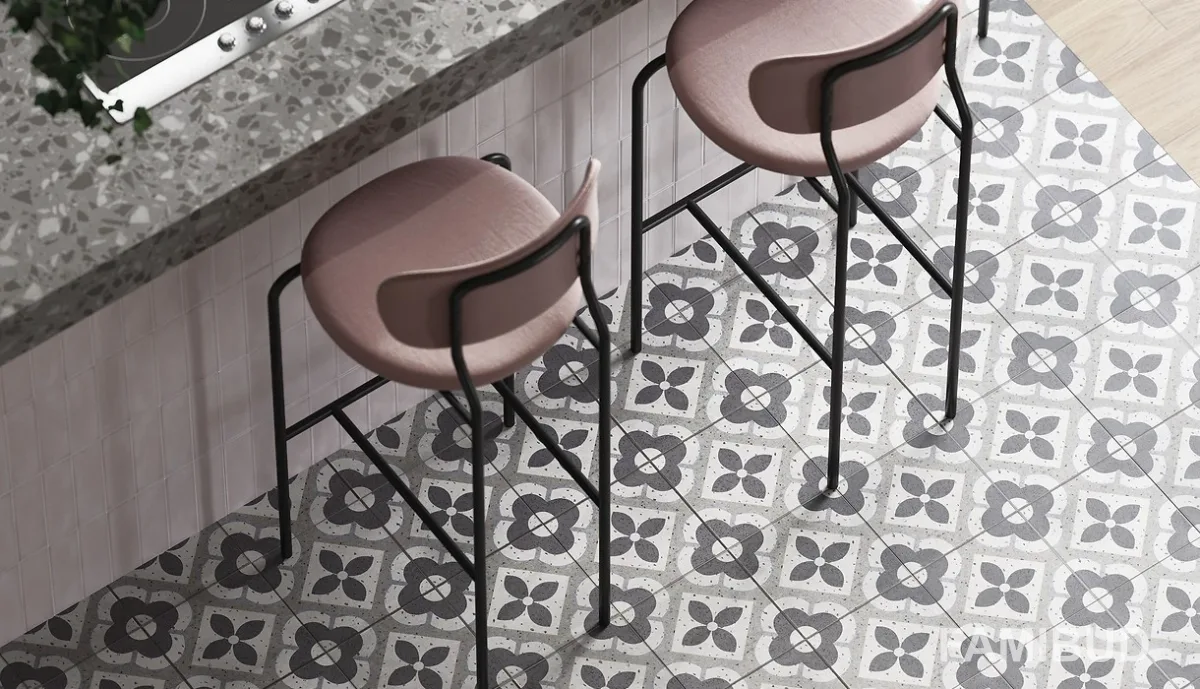 Плитка керамогранітна Flavio Grey, 420×420×8, Opoczno
