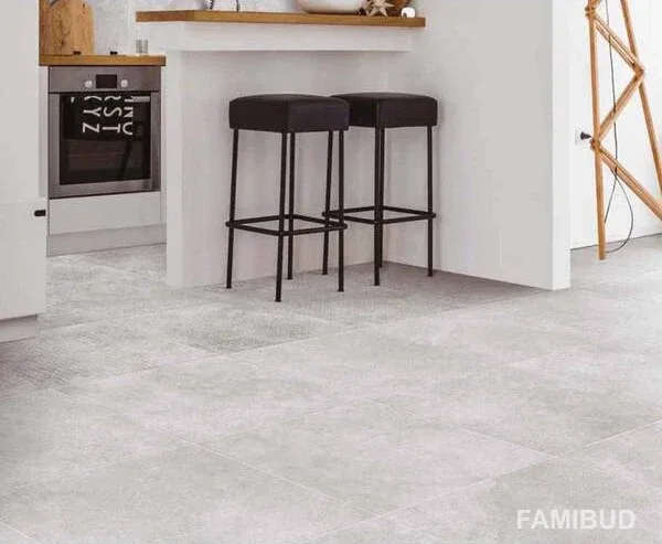 Плитка керамогранітна Rufus Light Grey, 420×420×7, Cersanit