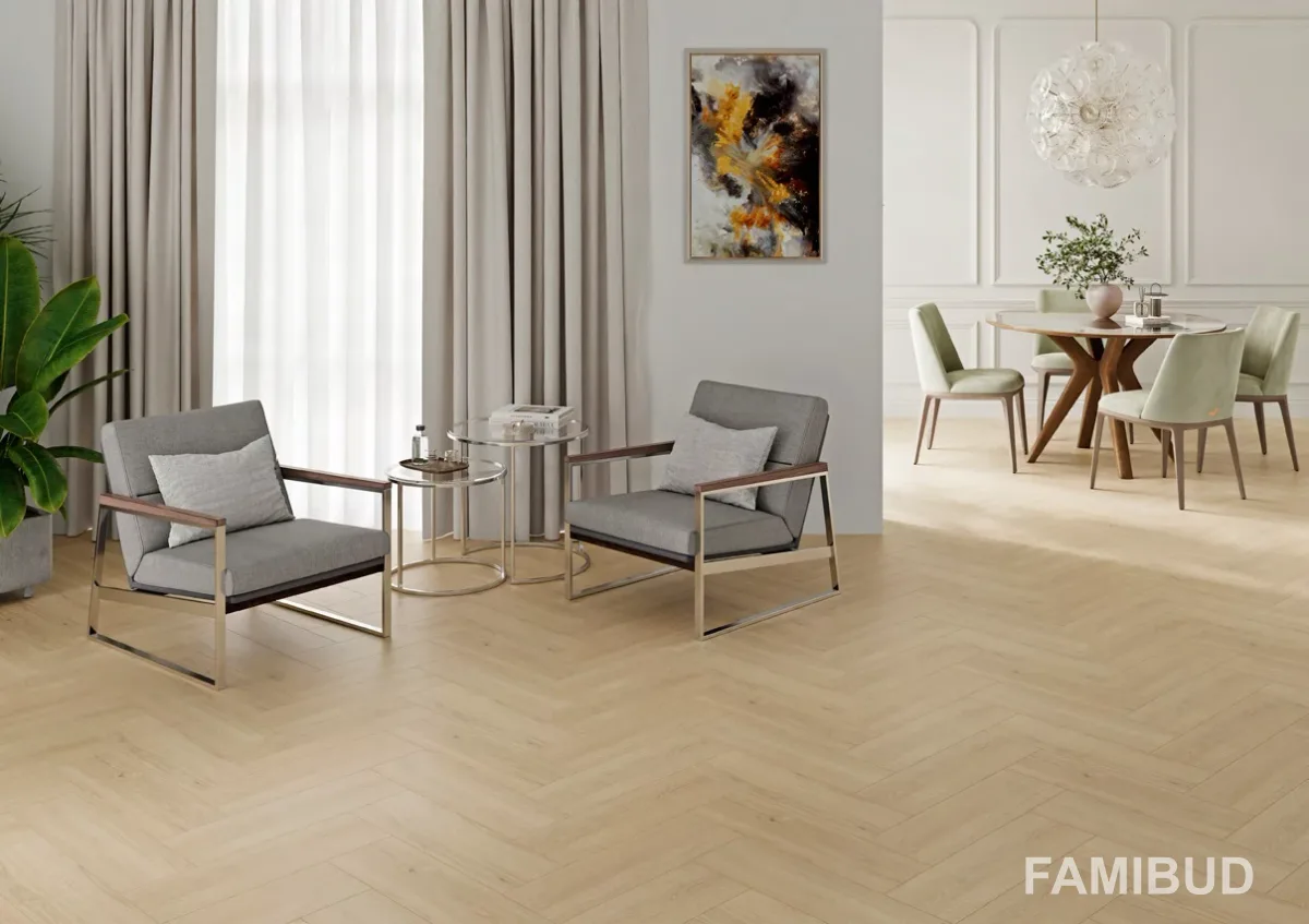Плитка керамогранітна Calmwood Beige, 185×598, Cersanit
