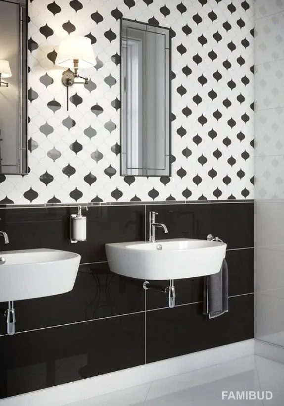 Плитка стінова PS901 Black Glossy Опочно, 29×89, Opoczno