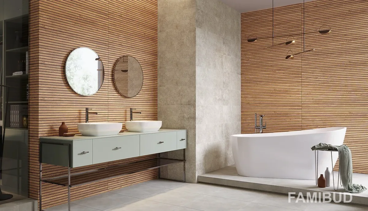 Плитка стінова Lamel Beige WT1026 Rect, 290×890, Opoczno