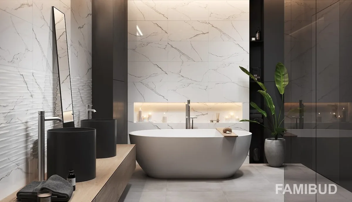 Плитка стінова Ginevra White Rect, 298×598×8, Opoczno
