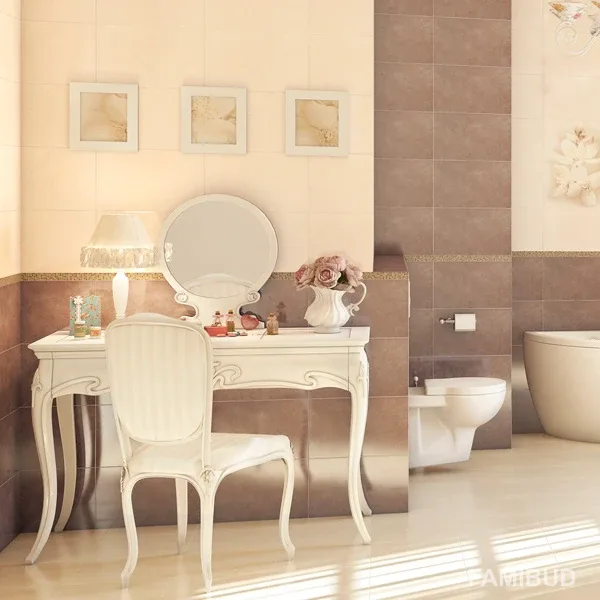 Плитка стінова Diana Beige, 250×400×8, Cersanit