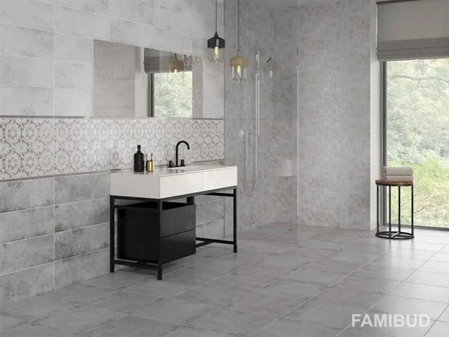 Плитка стінова Concrete Style Light Grey, 200×600×8,5, Cersanit