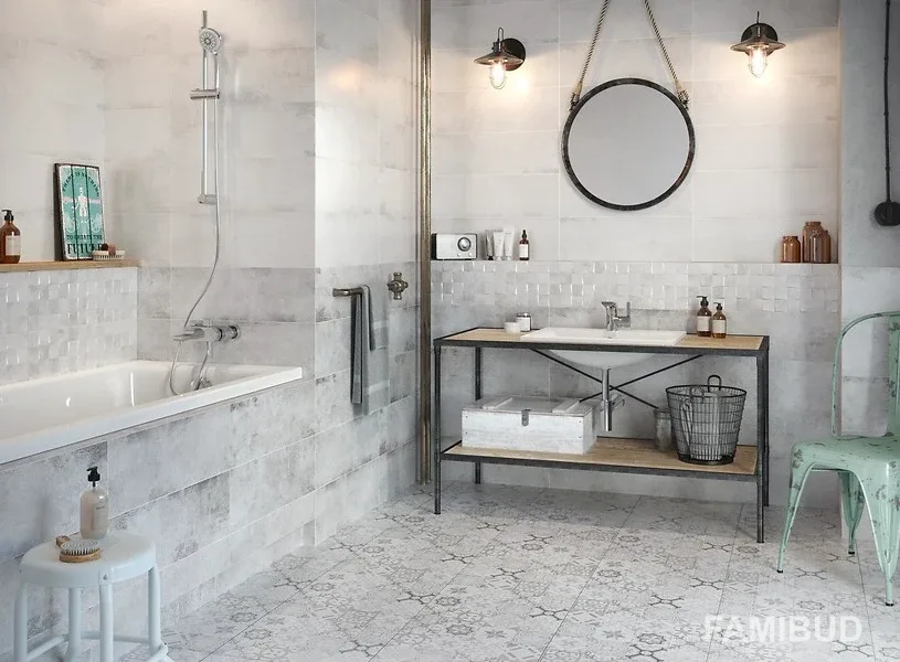 Плитка стінова Concrete Style Grey, 200×600×8,5, Cersanit