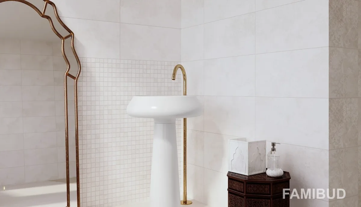 Плитка стінова Calma White, 297×600×9, Opoczno