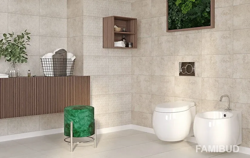 Плитка стінова Sofi Cream, 250×400×8, Cersanit