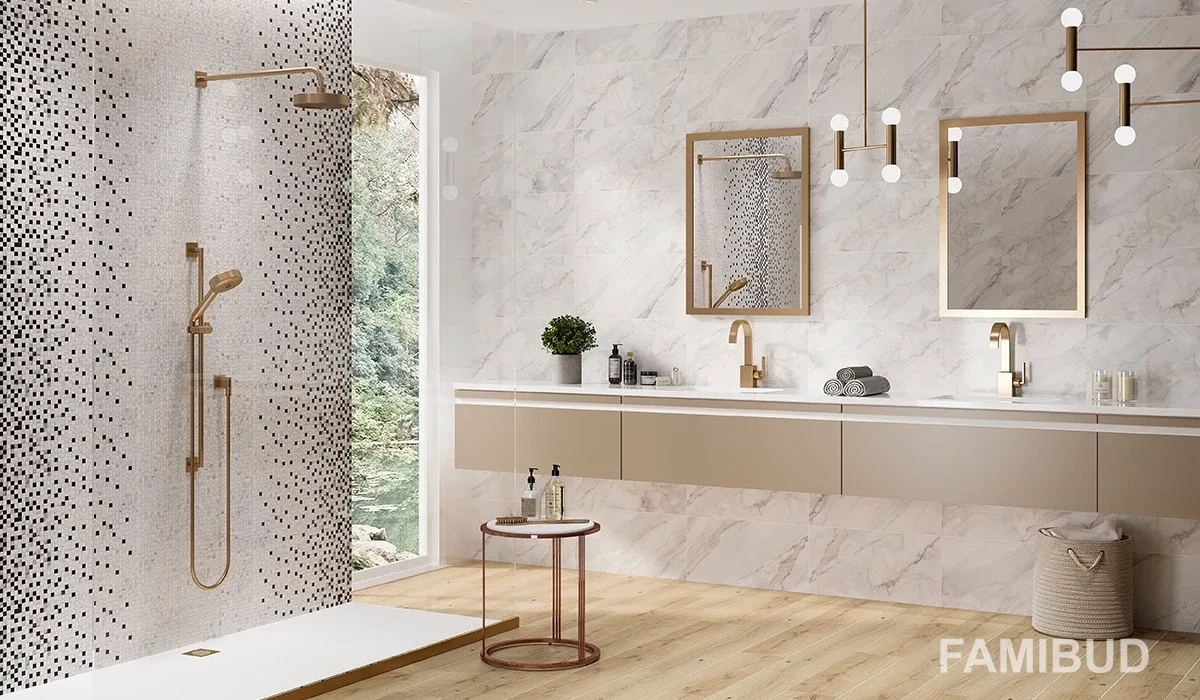 Плитка стінова Olimpia White Glossy, 297×600×9, Opoczno