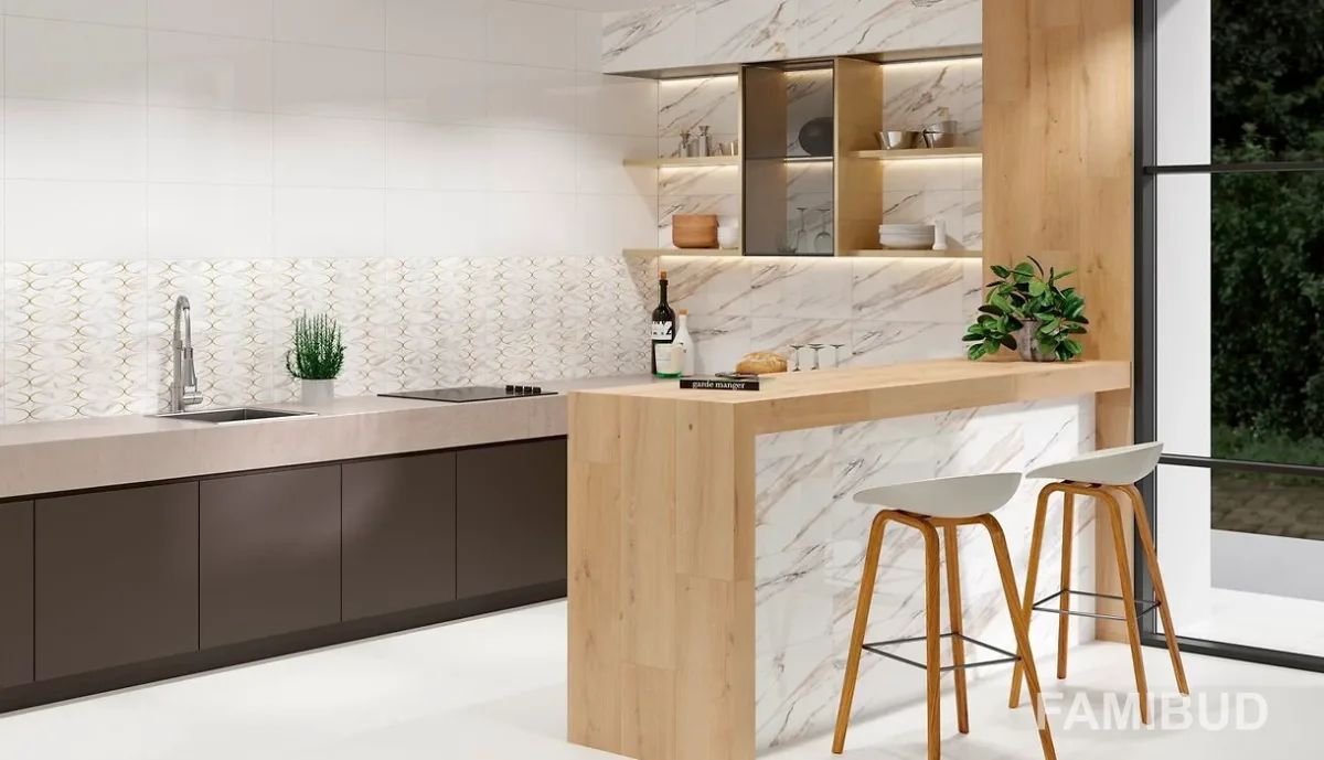 Плитка стінова Luna Gold STR, 297×600, Opoczno