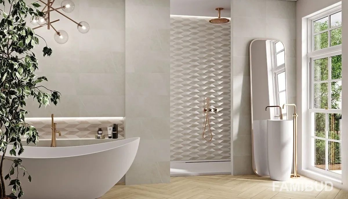 Плитка стінова Sylvie Geo Satin, 297×600, Opoczno