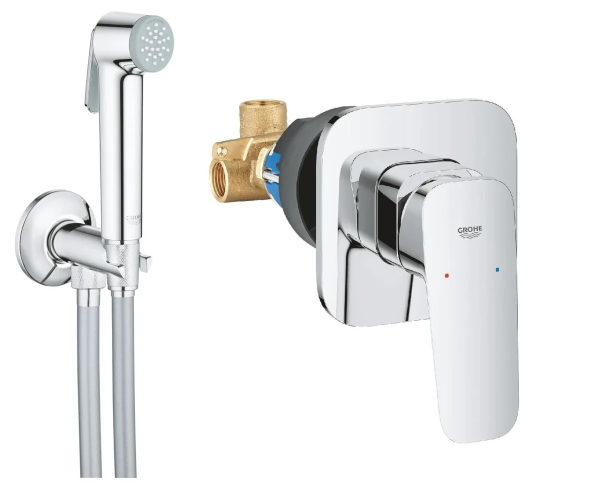 Гігієнічний душ Cubeo UA11183002, Хром, Grohe